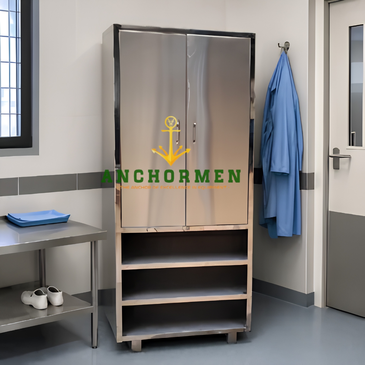 Apron Locker with Shoe Racks